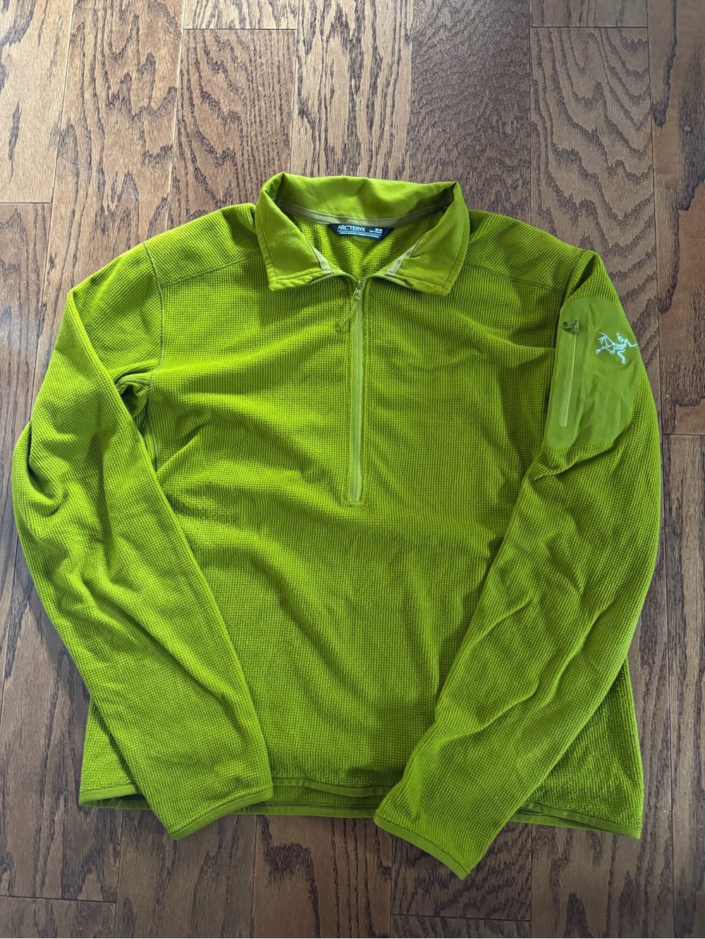 Acr'teryx Delta Lt Waffle Fleece Half Zip Long Sleeve Pullover Outdoor Sweater M